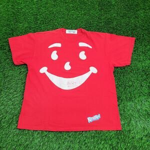 Kool-Aid Smiley Shirt Womens Large 21x25 Red